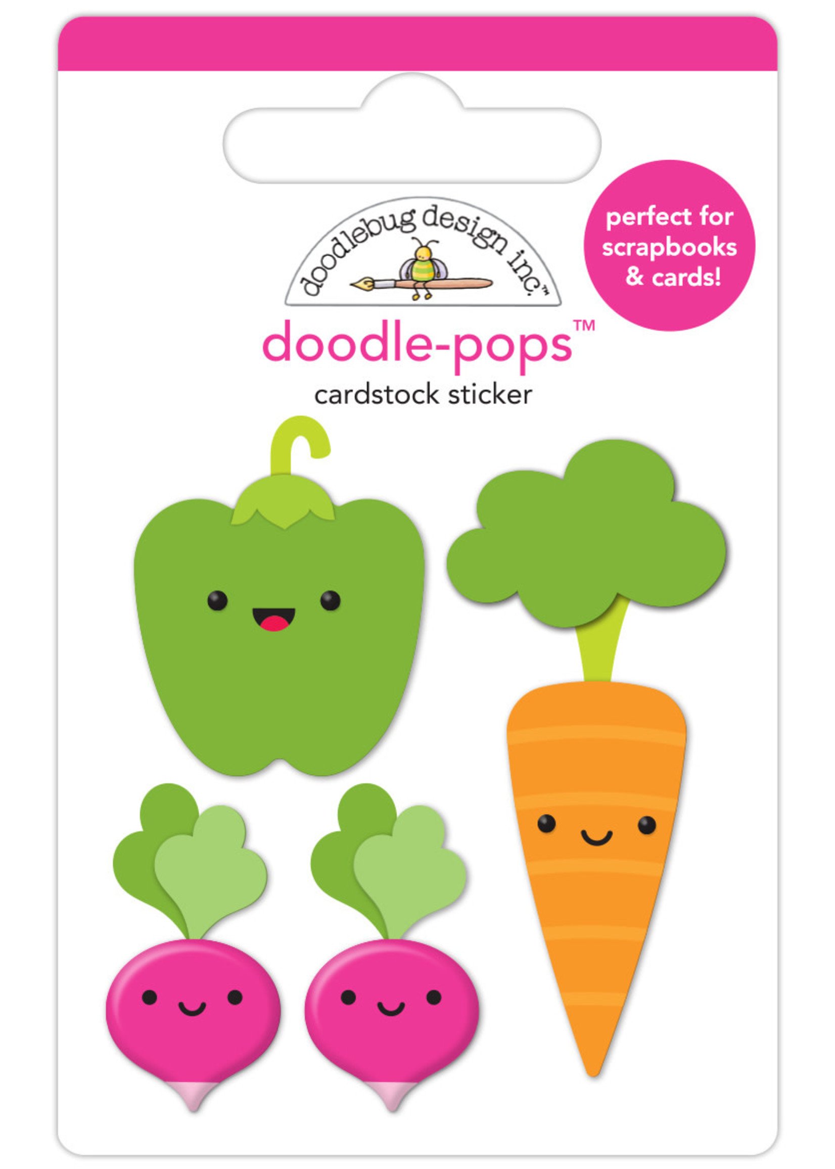 DOODLEBUG farmers market: looking radishing doodle-pops