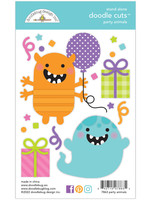 DOODLEBUG monster madness: party animals doodle cuts