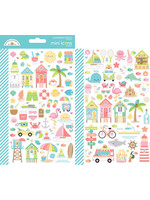 DOODLEBUG seaside summer: mini icons stickers