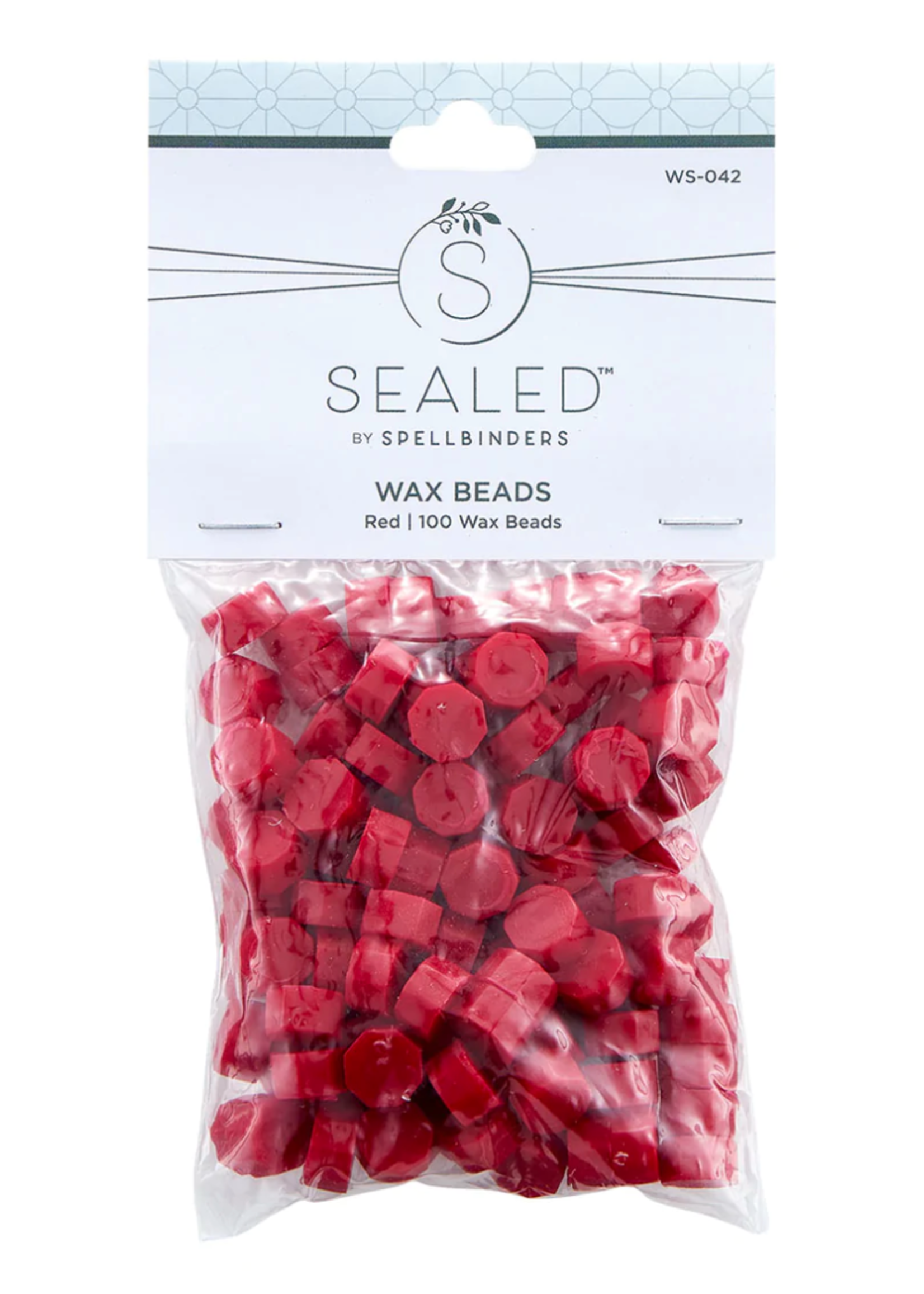 spellbinders Red Wax Beads