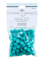 spellbinders Teal Wax Beads
