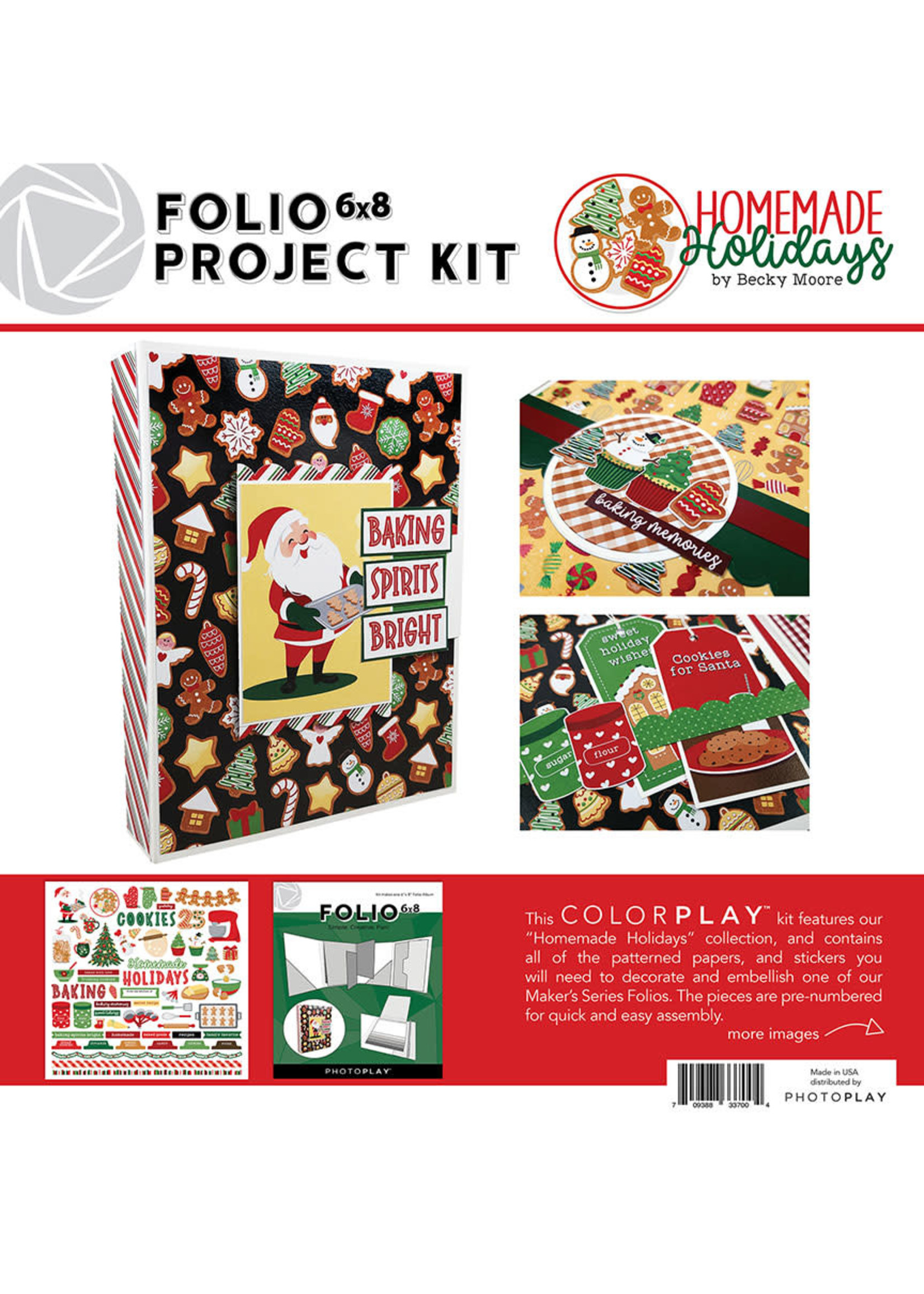 Photoplay Homemade Holidays:  Folio Project Kit