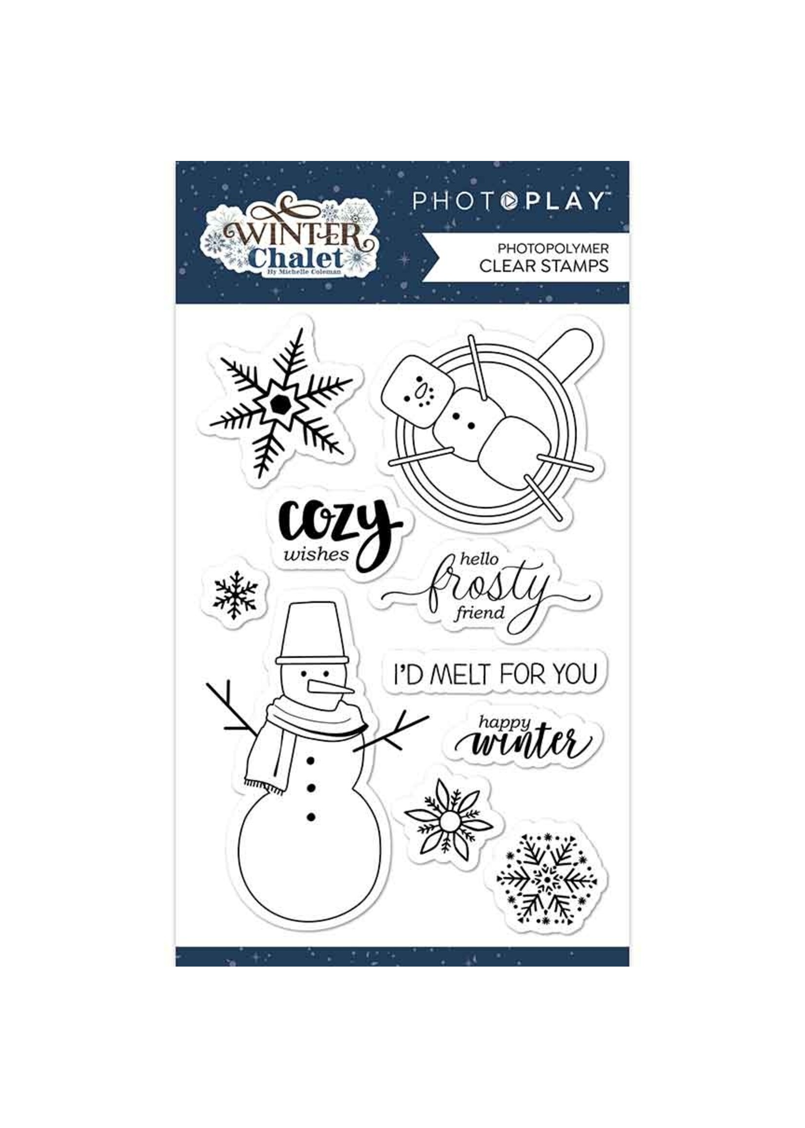 Photoplay Winter Chalet: Stamps