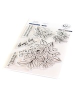 PinkFresh Studios Dreamy Florals Stamps