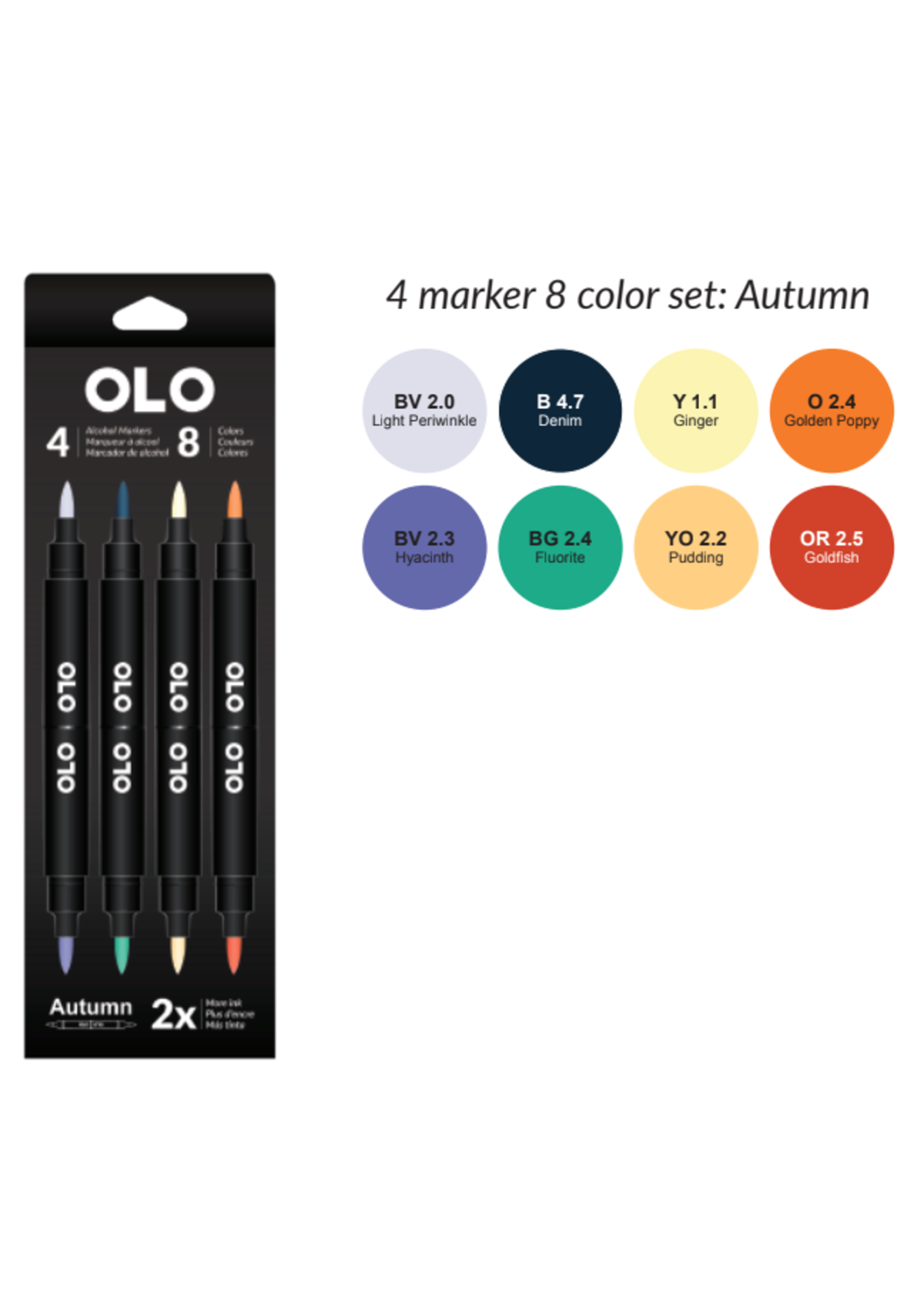 OLO OLO 4pc. Set 2 Autumn