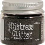 RANGER Distress Glitter Black Soot
