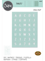 Sizzix Sizzix® Thinlits® Die - Tile Alphanumeric by Eileen Hull®