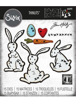 Sizzix Sizzix® Thinlits® Die Set 15PK - Bunny Stitch by Tim Holtz®