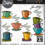 sizzix Sizzix® Thinlits® Die Set 28PK - Papercut Café by Tim Holtz®