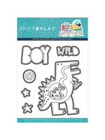 Photoplay Little Boys Have Big Adventures - 4"x6" Stamp Set