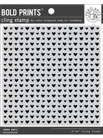 HERO ARTS Mini Hearts Bold Prints Stamp 6x6