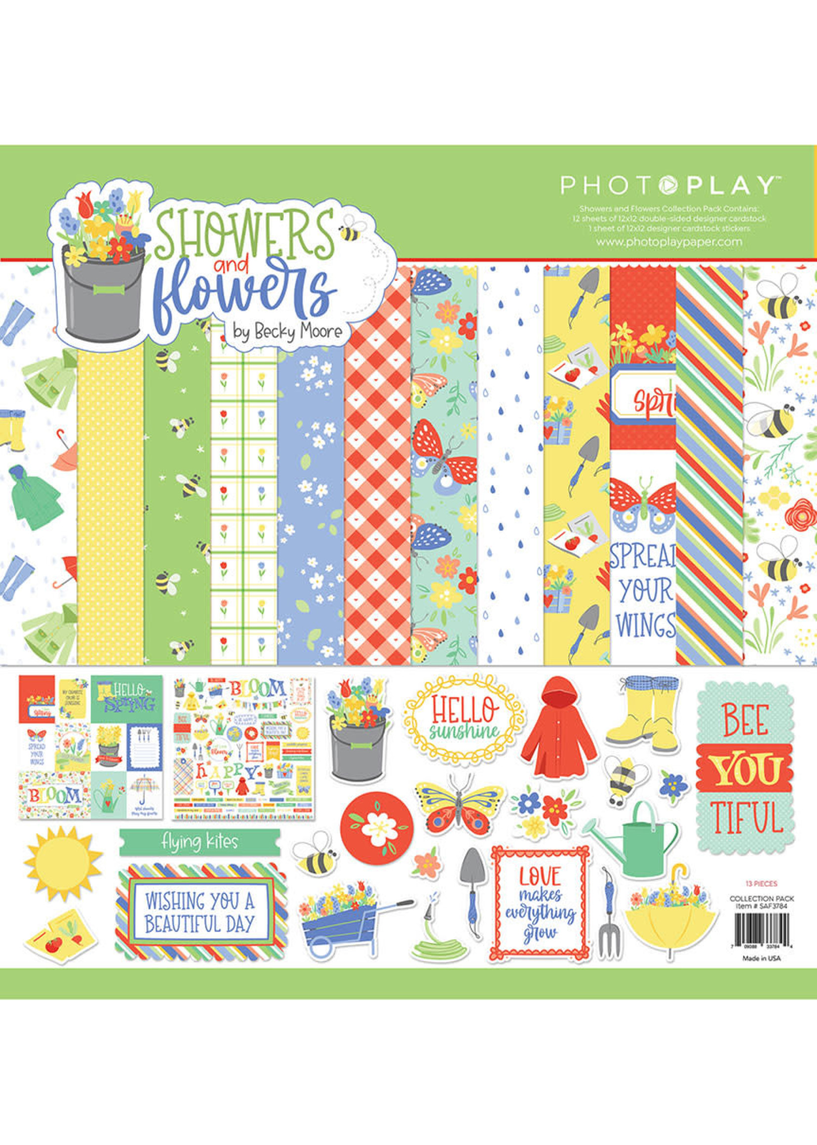 Photoplay Showers and Flowers - Collection Kit