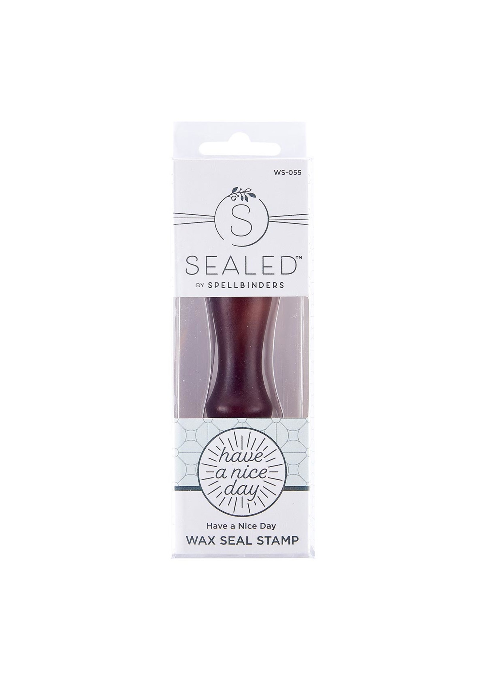 spellbinders Have a Nice Day Wax Seal Stamp
