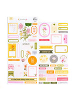 PinkFresh Studios Chrysanthemum Cardstock Stickers