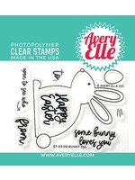 avery elle Bunny Tag Stamp
