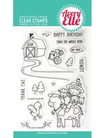 avery elle Howdy Stamp
