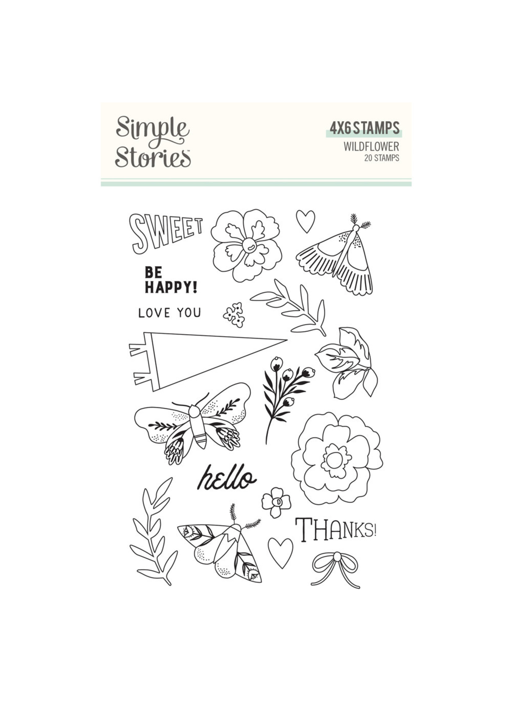Simple Stories Wildflower - Stamps