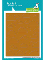 Lawn Fawn Cloud Background Hot Foil Plate