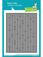 Lawn Fawn Dotted Moon and Stars Backdrop: Portrait Die