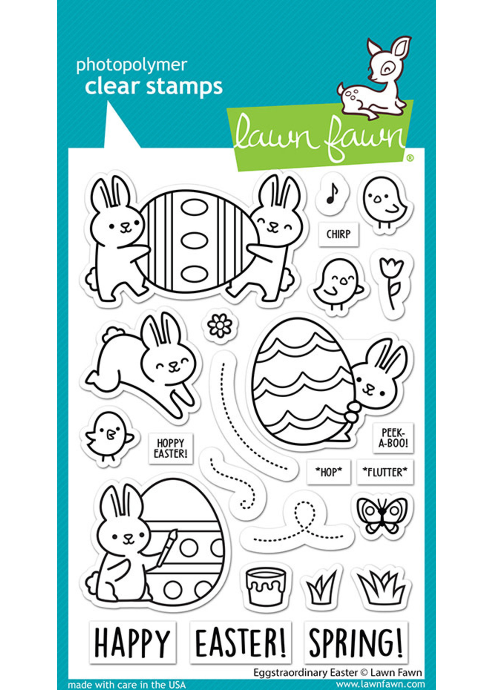 Lawn Fawn Eggstraordinary Easter Stamp
