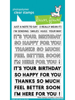 Lawn Fawn Offset Sayings: Everyday Stamp