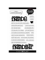 Photoplay Friends-Friendship 4x6 Stamp