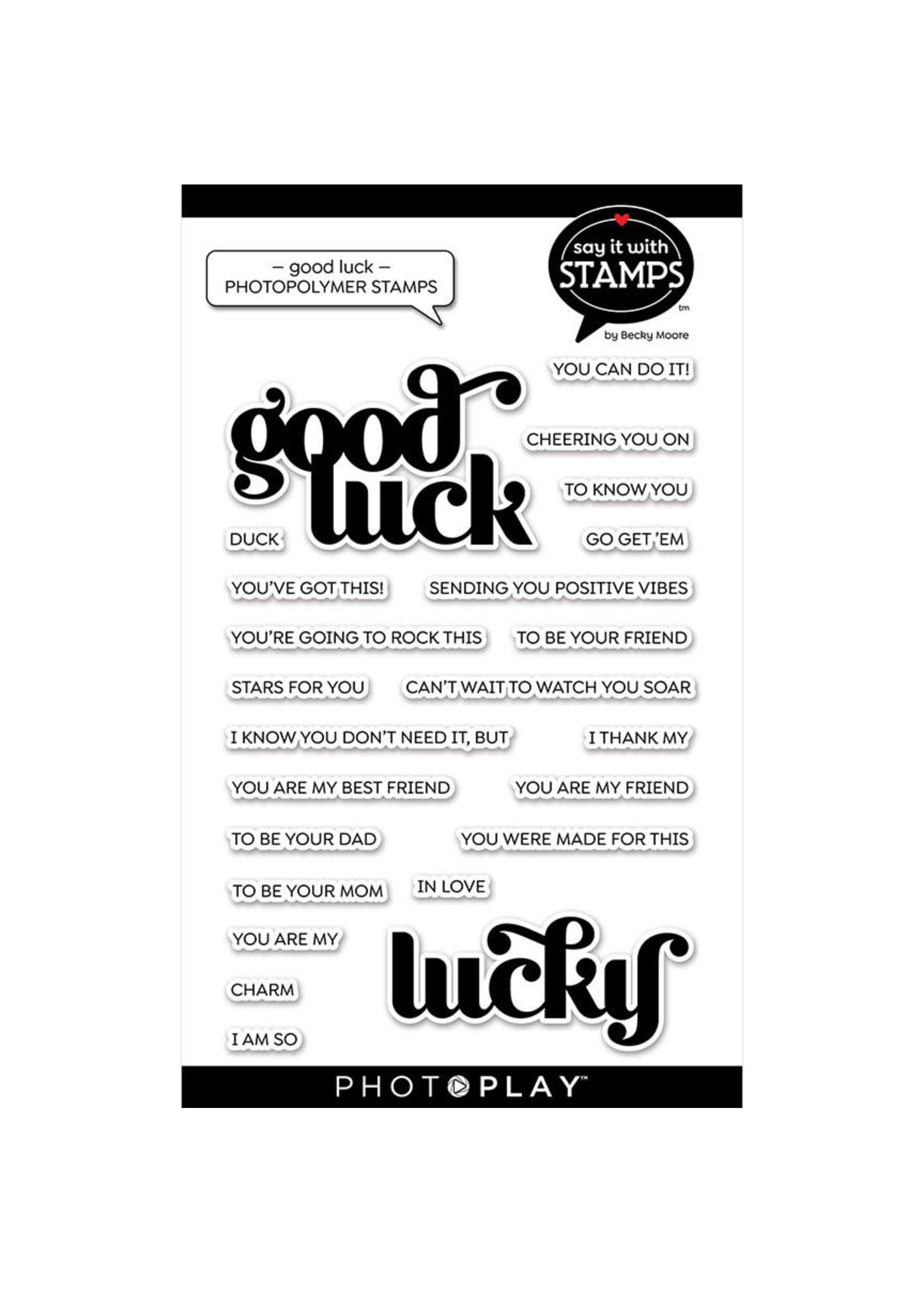 Photoplay Good Luck-Lucky 4x6 Stamp