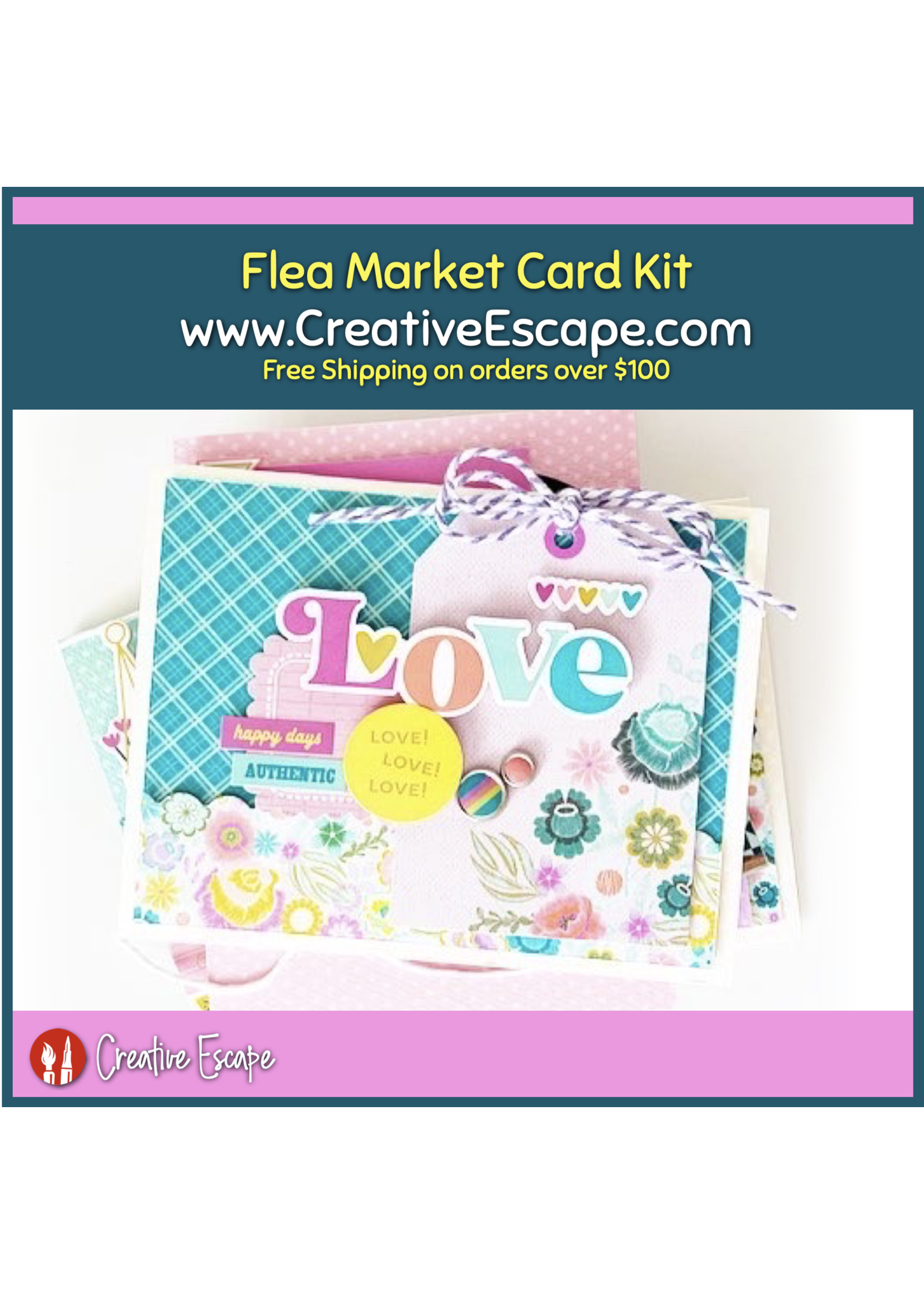 Simple Stories Flea Market Card Kit 2023