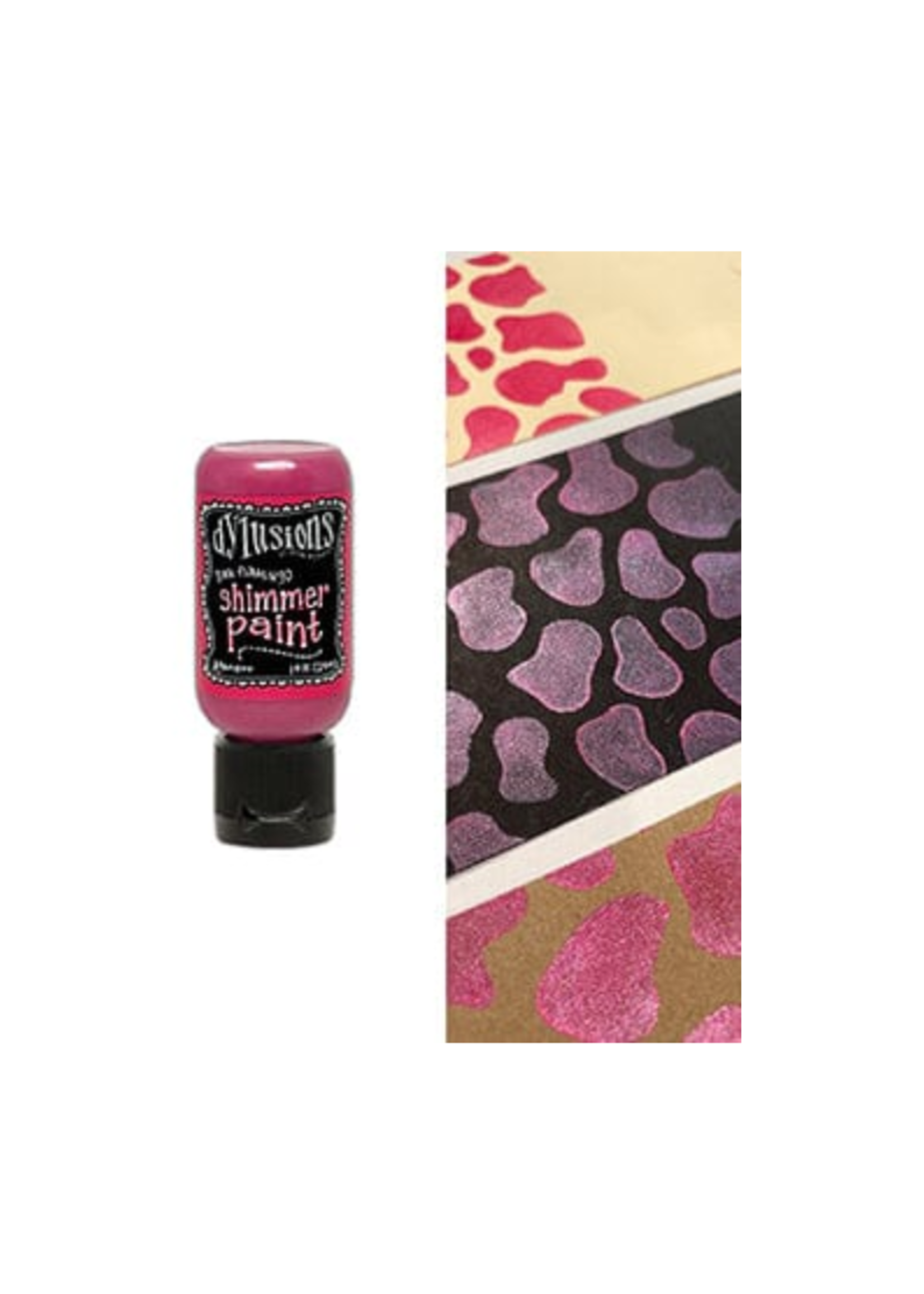 RANGER Dylusions Shimmer Paint - Pink Flamingo