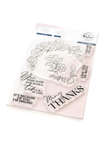 PinkFresh Studios Arch Florals Stamps