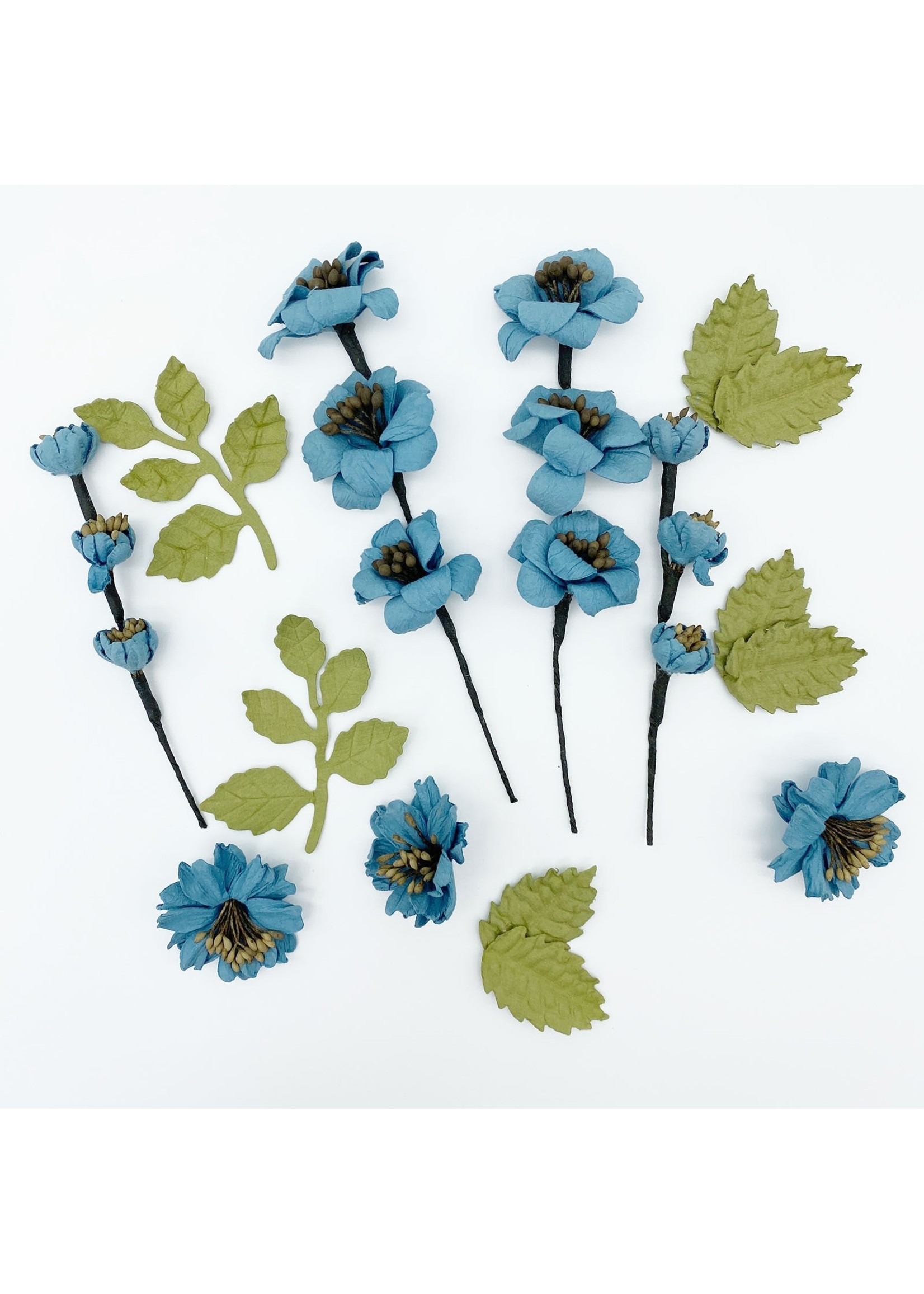 49 and Market Wildflowers Paper Flowers-Slate