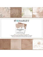49 and Market Color Swatch Toast Collection Pack 12"X12"