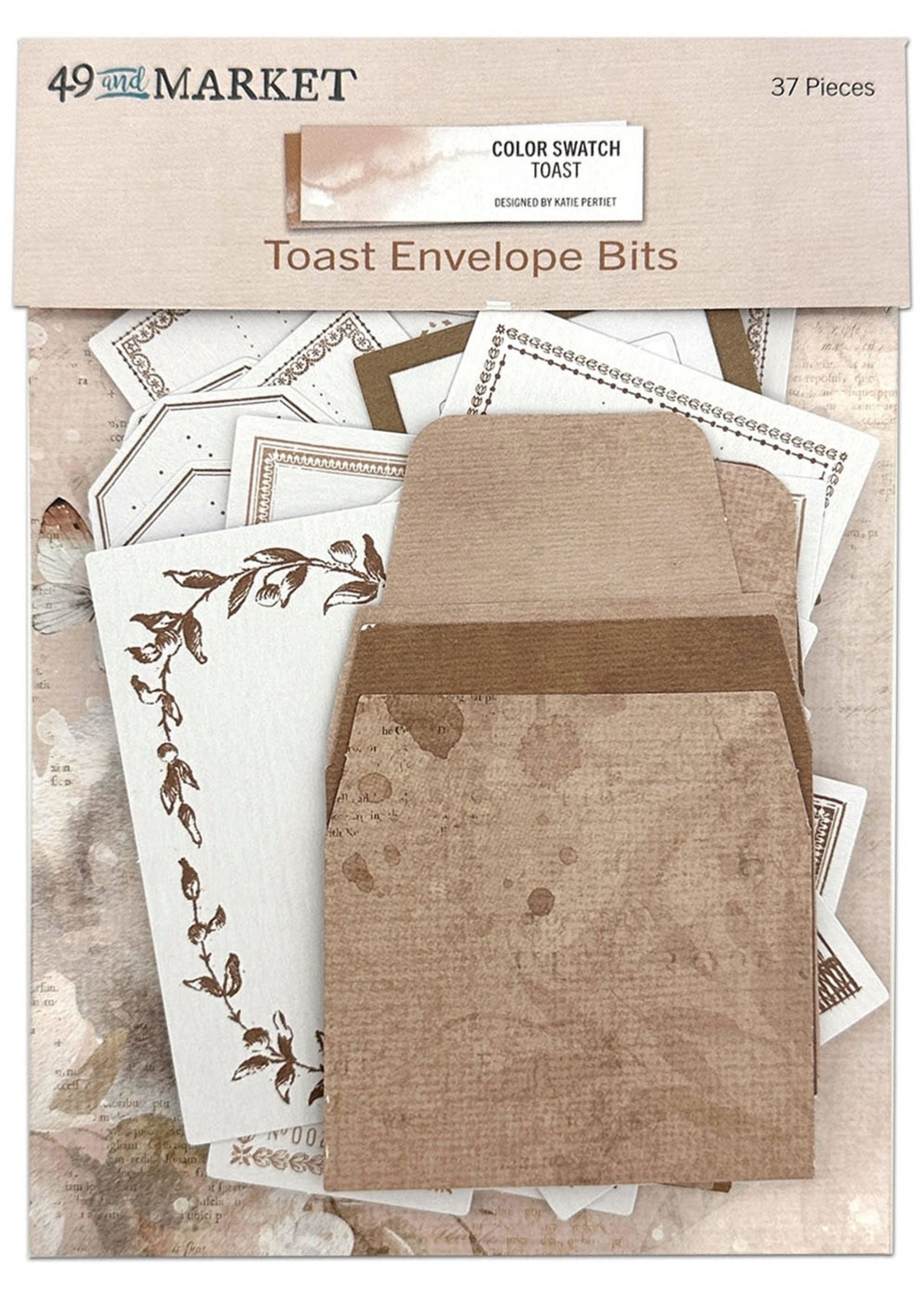 49 and Market Color Swatch Toast Envelope Bits