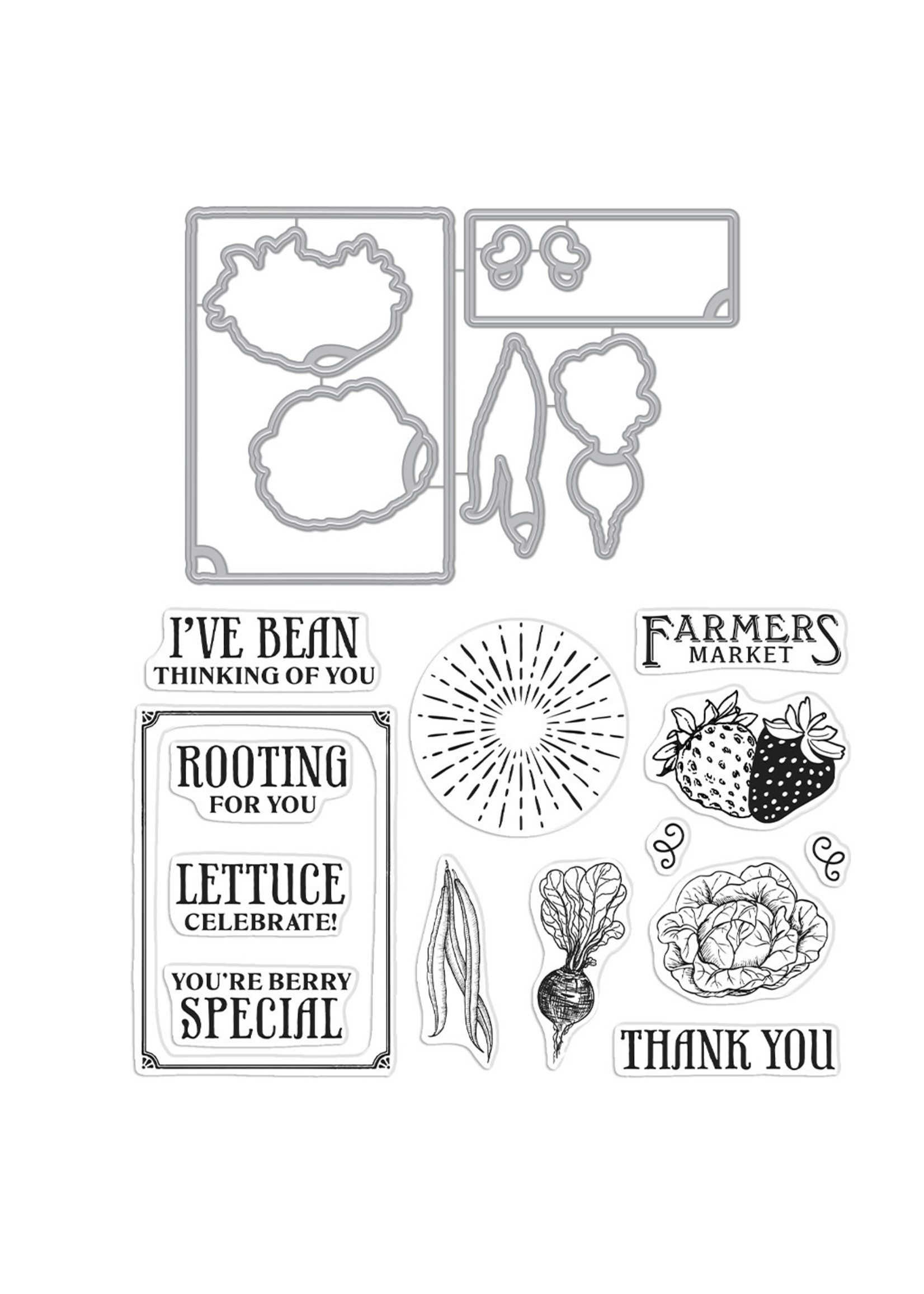 HERO ARTS Produce Labels Stamp & Cut XL