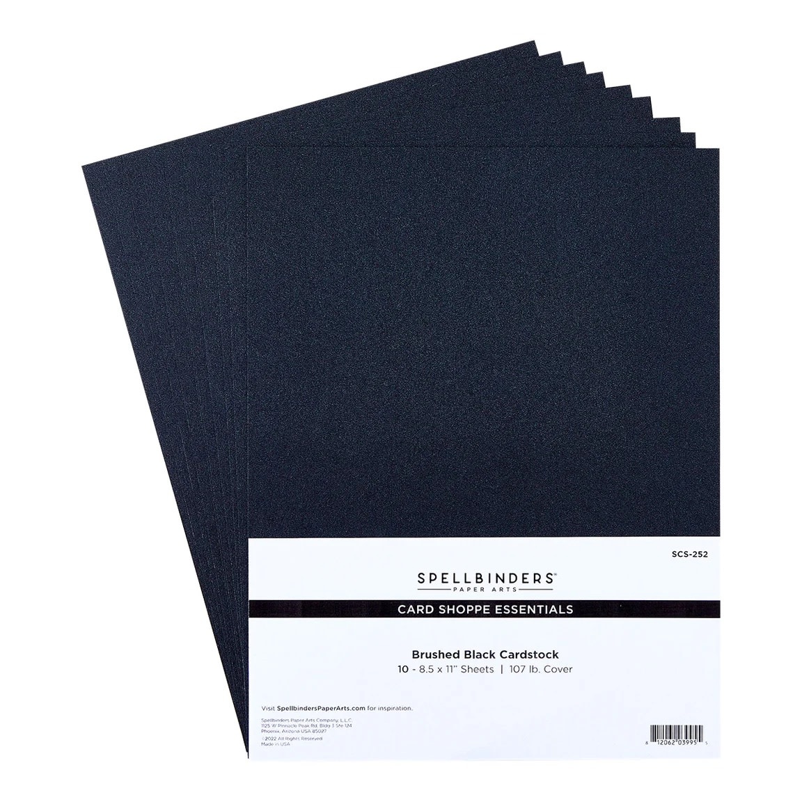 Brushed Black Cardstock Creative Escape