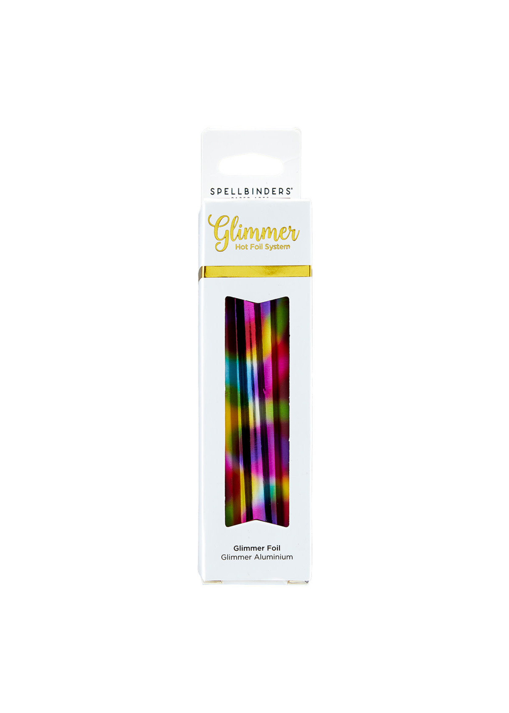 spellbinders Glimmer Foil:  Rainbow Confetti