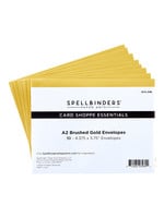 spellbinders A2 Brushed Gold Envelopes
