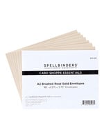 spellbinders A2 Brushed Rose Gold Envelopes