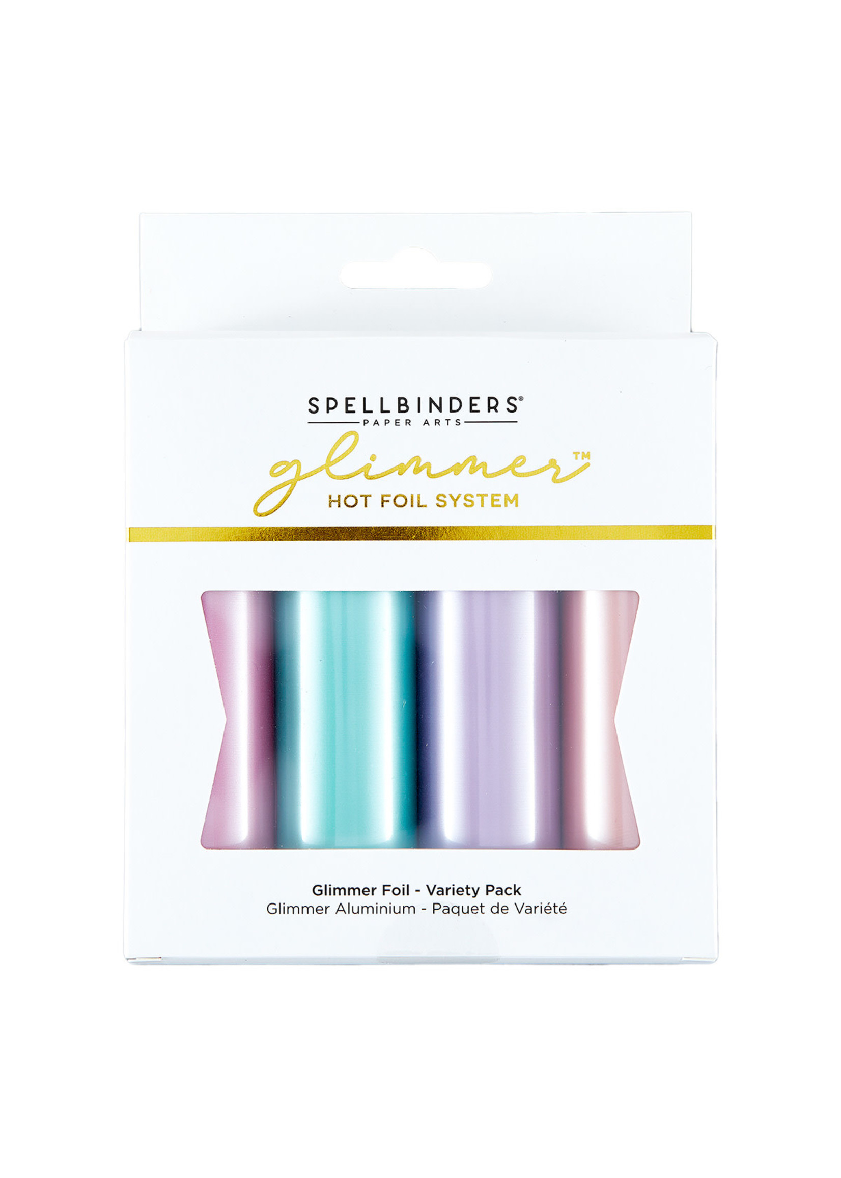 spellbinders Glimmer Foil: Satin Petals variety pack