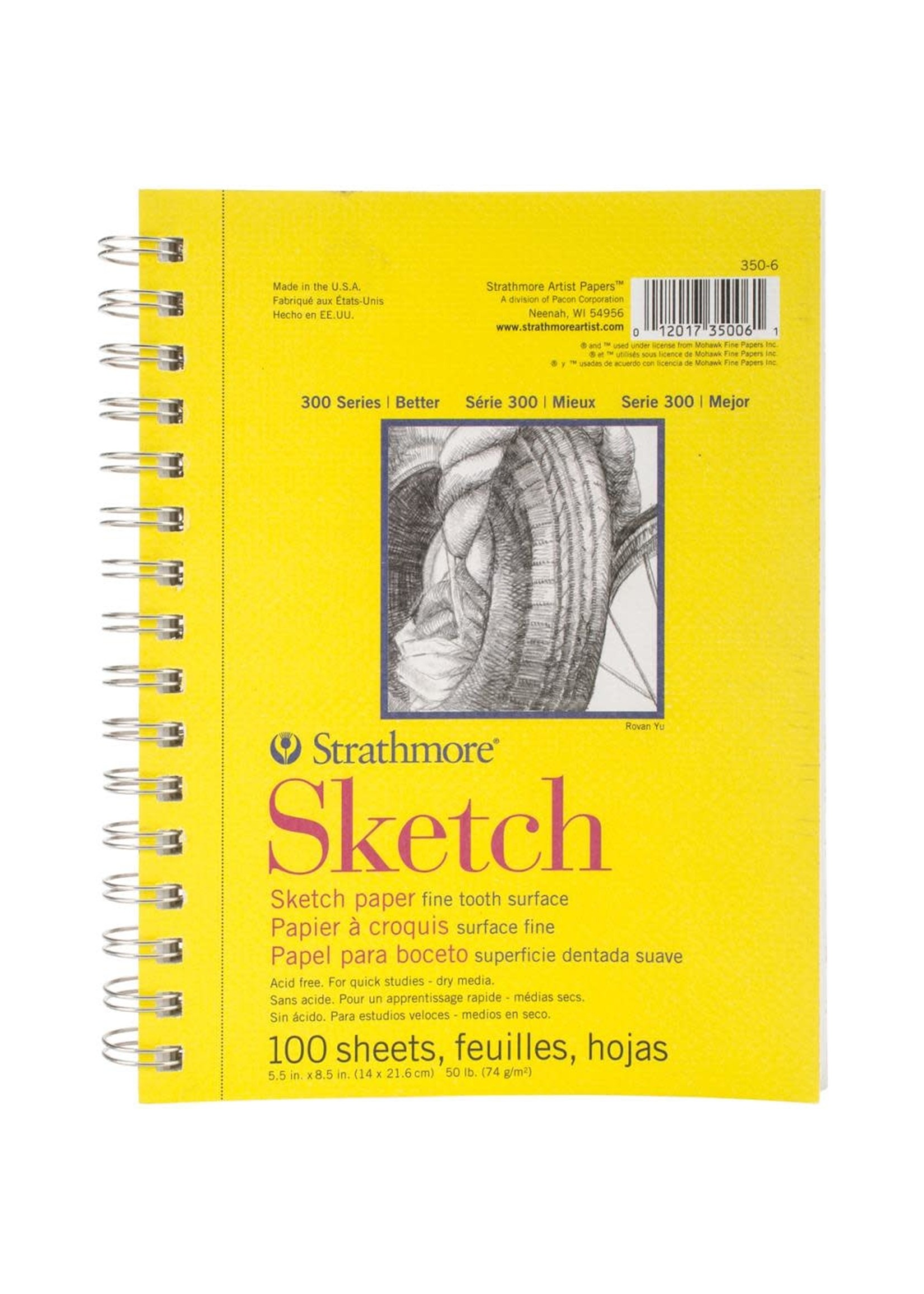 notions Spiral Sketch Pad 5.5x8.5