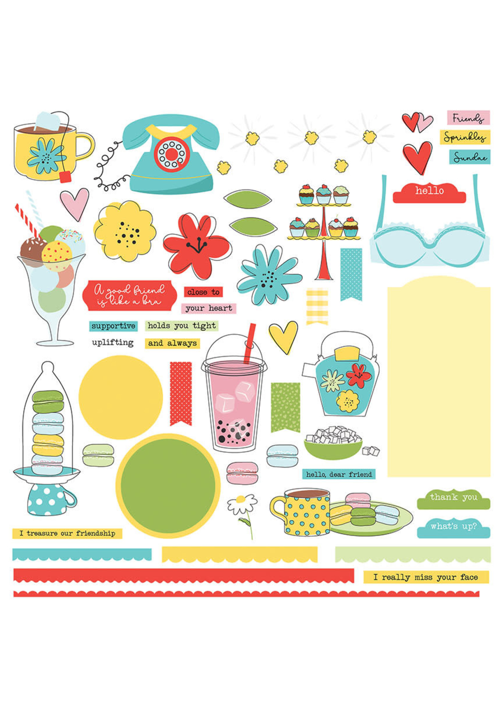 Photoplay Friendship: Card Kit Stickers