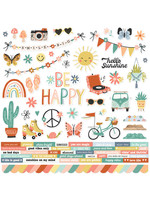 Simple Stories Boho Sunshine - Cardstock Stickers