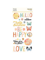 Simple Stories Boho Sunshine - Foam Stickers