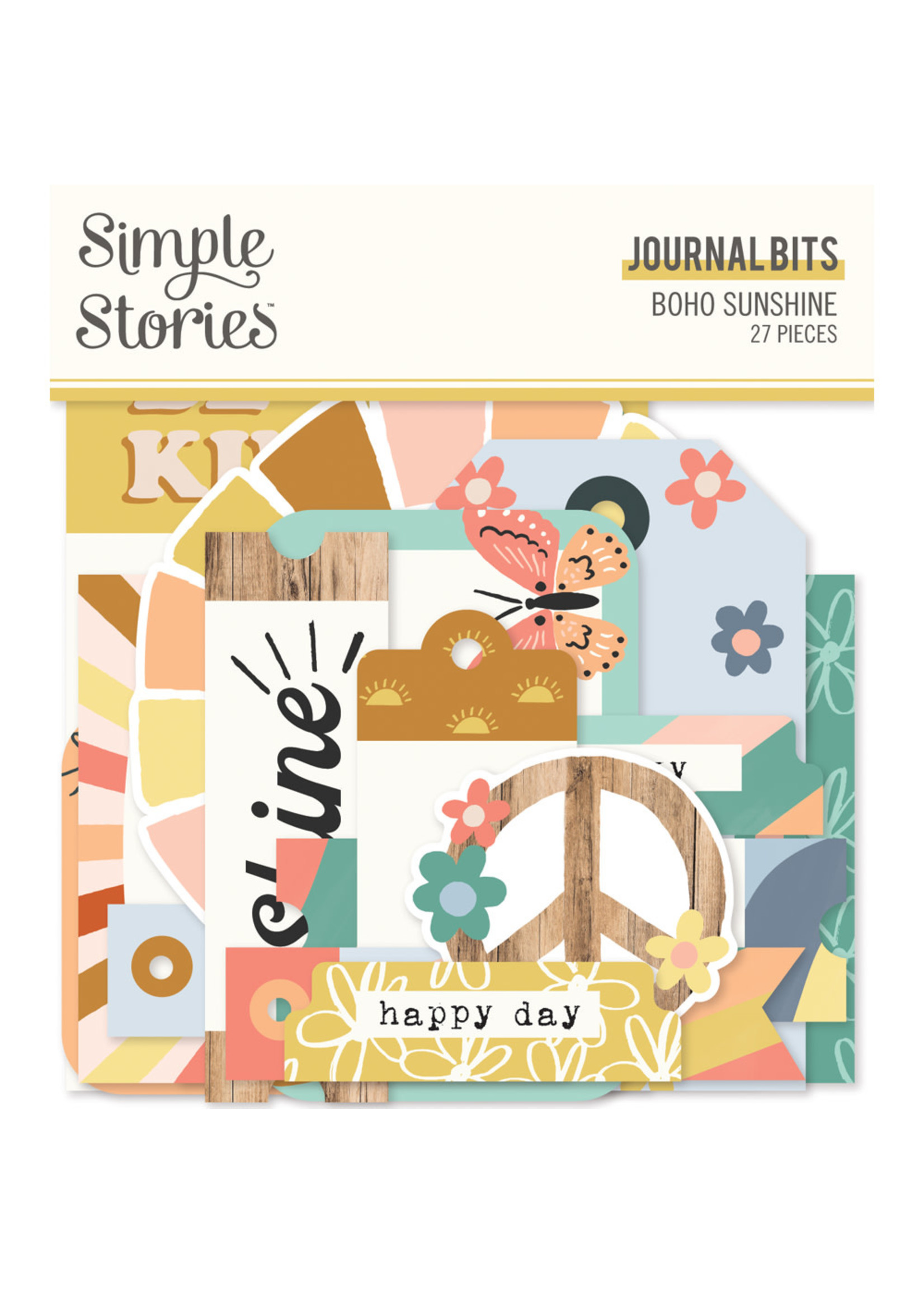 Simple Stories Boho Sunshine - Journal Bits & Pieces