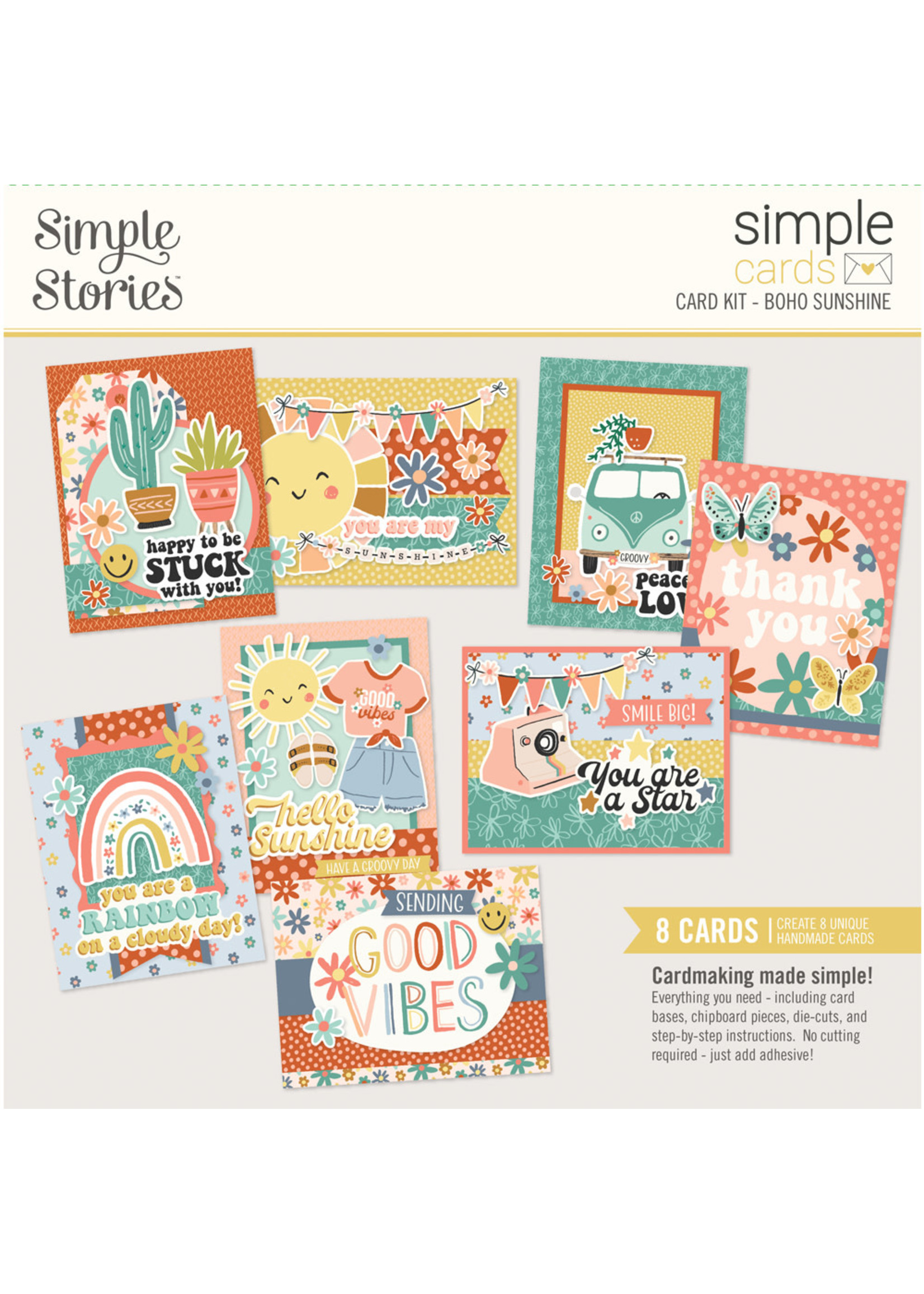 Simple Stories Boho Sunshine- Simple Cards Card Kit