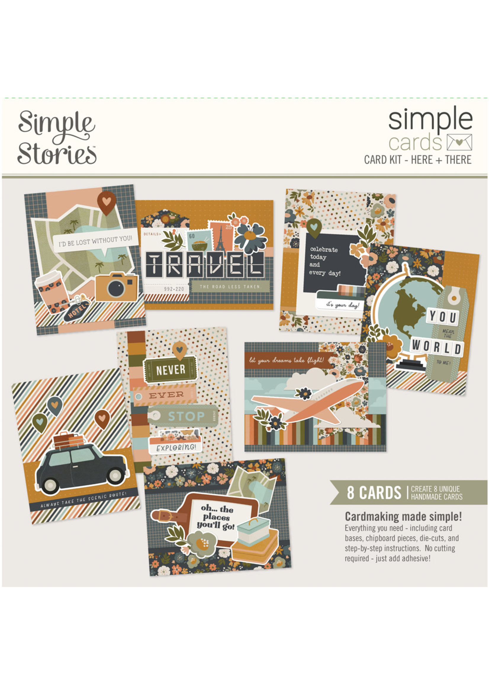 Simple Stories Here + There - Simple Cards Card Kit