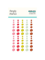 Simple Stories Retro Summer - Enamel Dots