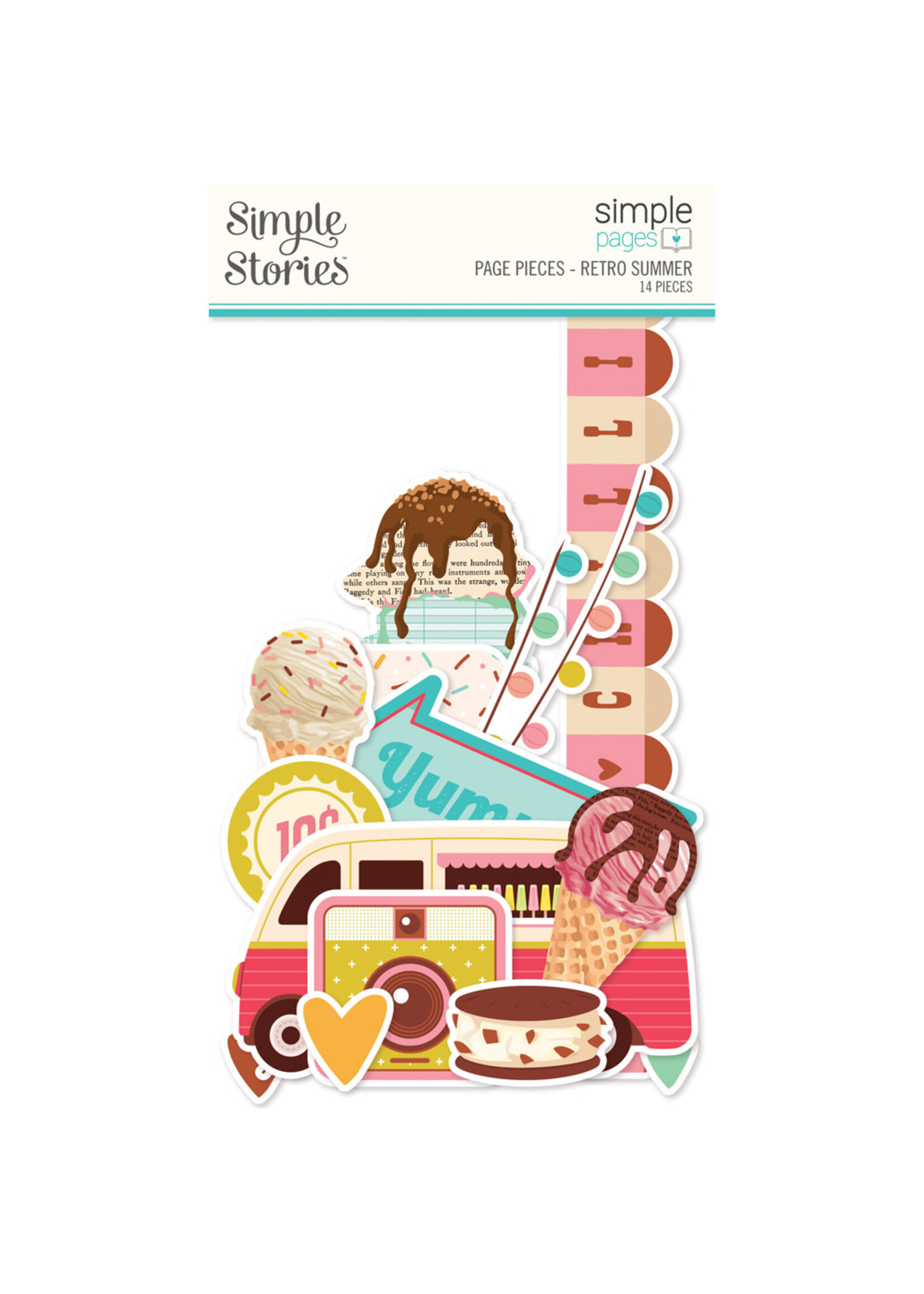 Simple Stories Retro Summer - Simple Pages Page Pieces