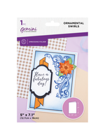 Crafter's Companion Ornamental Swirls 2D Embossing Folder