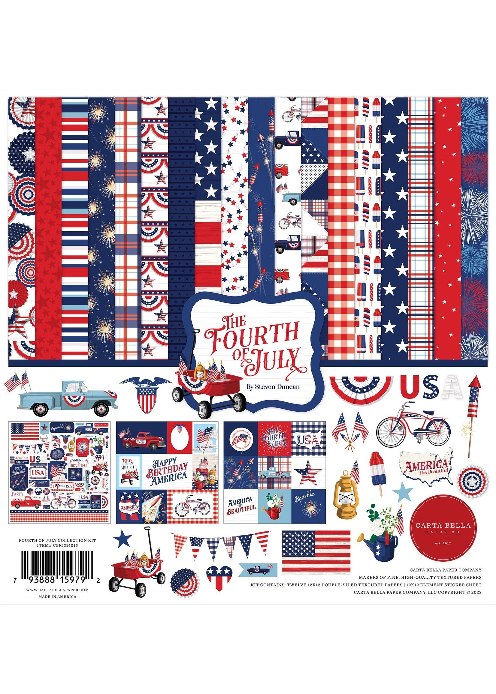 Carta Bella Fourth of July: 12x12 Collection Kit